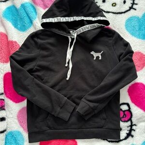 PINK Victoria’s Secret Black Sequins Hoodie